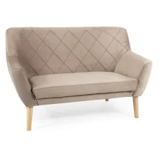 Sofa KIER 2 VELVET beige